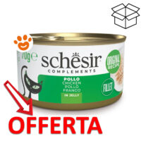 Scatoletta Schesir pollo in jelly offerta