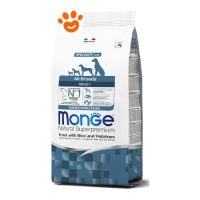 Monge Dog Natural Superpremium Monoprotein Adult All Breeds Trota Riso e Patate
