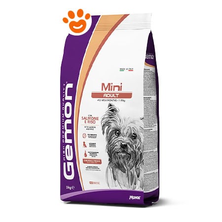 Monge Gemon Dog Adult Mini Salmone e Riso