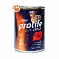 Prolife Dog Dual Fresh Adult Medium Large Manzo e Oca