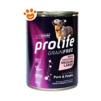 Prolife Dog Grainfree Adult Medium Large Maiale e Patate