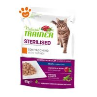Trainer Natural Cat Adult Sterilized Bocconcini in Salsa Tacchino