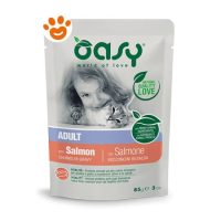 Oasy Cat Bocconcini in Salsa Adult con Salmone