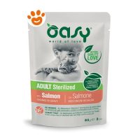 Oasy Cat Bocconcini in Salsa Adult Sterilizzato con Salmone