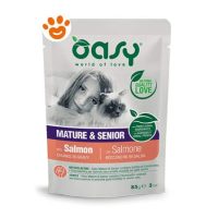 Oasy Cat Bocconcini in Salsa Mature e Senior con Salmone