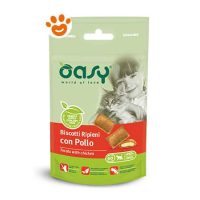 Biscotti per gatti ripieni con pollo Oasy