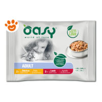 Oasy Cat Bocconcini in Salsa Adult Meat Selection