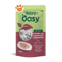 Cibo gatto tonnetto e gamberi Oasy 70g