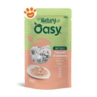 Cibo umido per gatti Oasy salmone 70g