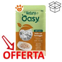 Cibo per gatti Oasy pollo e formaggio offerta