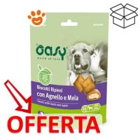 Biscotti per cani Oasy agnello e mela offerta