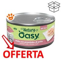 Scatoletta Oasy pollo prosciutto gatto in offerta