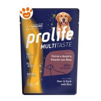 Prolife Dog Multi Taste Adult All Breeds con Cervo, Anatra, Riso e Ananas