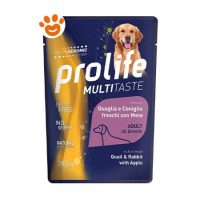 Prolife Dog Multi Taste Adult All Breeds con Quaglia, Coniglio e Mele