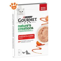 Purina Cat Gourmet Nature Creations Exquisite Puree con Manzo e Pomodoro
