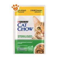 Purina Cat Chow Adult Sterilised Pollo e Melanzane