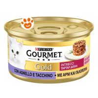 Purina Cat Gourmet Gold Intrecci di Gusto Agnello e Tacchino