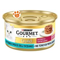 Purina Cat Gourmet Gold Intrecci di Gusto Tonno e Pesce Oceanico