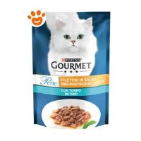 Purina Cat Gourmet Perle Filettini in Salsa con Tonno