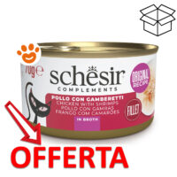 Scatoletta Schesir pollo e gamberetti in offerta