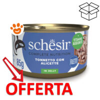 Lattina Schesir tonnetto con alicette in jelly