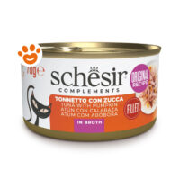 Scatoletta Schesir tonnetto con zucca per gatti