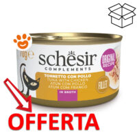 Scatoletta Schesir tonno e pollo offerta