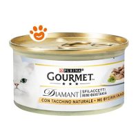 Purina Cat Gourmet Diamant Sfilaccetti con Tacchino Naturale