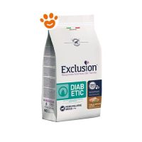 Exclusion Dog Diabetic Adult Medium Large Breed Maiale, Sorgo e Piselli