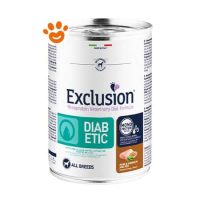 Exclusion Dog Diet Diabetic Maiale, Sorgo e Piselli