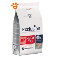 Exclusion Dog Hepatic Adult Small Breed Maiale, Riso e Piselli