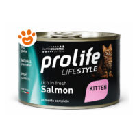 Lattina cibo per gattini al salmone Prolife