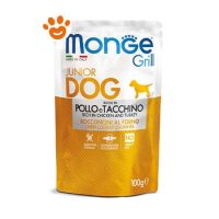 Monge Dog Grill Puppy & Junior Pollo e Tacchino