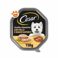 Cesar Dog Ricette Classiche con Pollo e Manzo in Patè