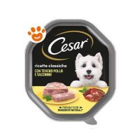 Cesar Dog Ricette Classiche con Pollo e Tacchino in Patè