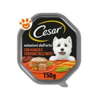 Cesar Dog Selezioni dell'Orto con Manzo e Verdurine in Patè