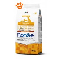 Monge Dog Natural Superpremium All Breeds Monoprotein Adult Tacchino, Riso e Patate