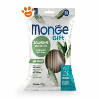 Monge Dog Gift Dental Sticks Mini Adult Salmone con Salvia