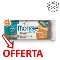 Snack cane Monge agnello e pera offerta
