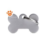 My Family Medaglietta Basic Aluminium Osso Piccolo Alluminio Grigio >>>INCISIONE_GRATIS