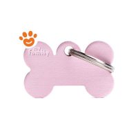 My Family Medaglietta Basic Aluminium Osso Piccolo Alluminio Rosa >>>INCISIONE_GRATIS