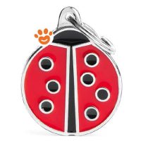 My Family Medaglietta Charms Coccinella Grande >>>INCISIONE_GRATIS