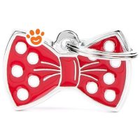 My Family Medaglietta Charms Papillon Rosso >>>INCISIONE_GRATIS