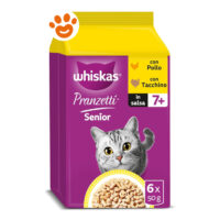 Scatola Whiskas Pranzetti Senior pollo e tacchino