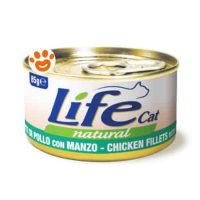 Life Cat Natural Filetti di Pollo con Manzo