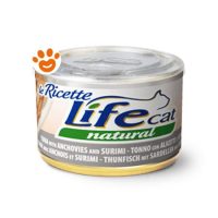 Life Cat Natural "Le Ricette" Tonnetto con Alicette e Surimi