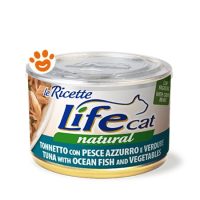 Life Cat Natural "Le Ricette" Tonnetto con Pesce Azzurro e Verdure