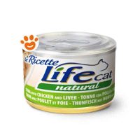 Life Cat Natural "Le Ricette" Tonnetto con Pollo e Fegatini