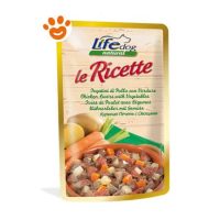 Life Dog Natural "Le Ricette" Fegatini di Pollo con Verdure