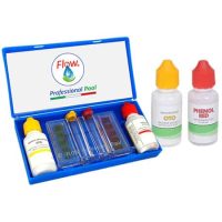 Flow - Test Kit Analisi dell'Acqua PH / Cloro / Bromo Gocce